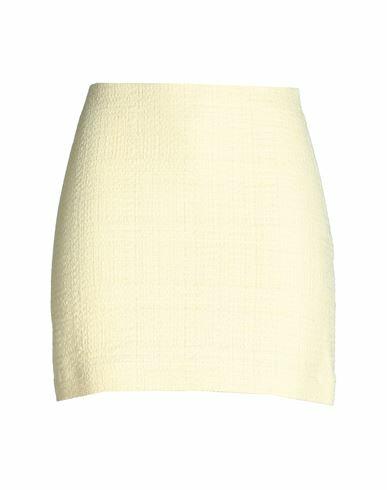 & Other Stories Woman Mini skirt Light yellow Cotton, Polyester, Elastane Cover