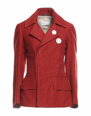 Maison Margiela Woman Blazer Brick red Cotton Cover