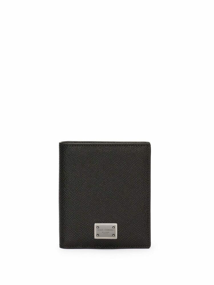 Dolce & Gabbana Dauphine-print bi-fold card holder - Black Cover