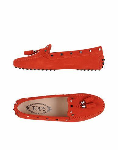 Tod's Woman Loafers Red Soft Leather Cover