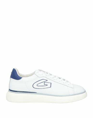 Alberto Guardiani Man Sneakers White Leather Cover