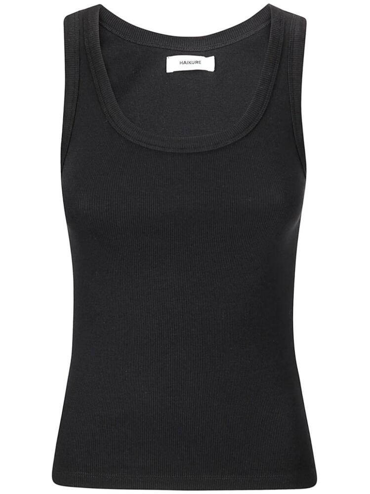 Haikure Scoop neck tank top - Black Cover