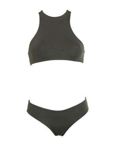 S And S Woman Bikini Military green Polyamide, Elastane Cover