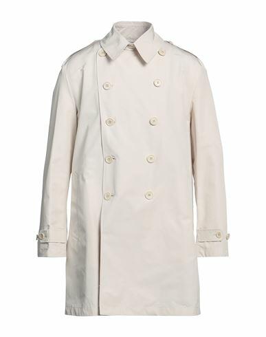 Aspesi Man Overcoat & Trench Coat Ivory Cotton, Polyester Cover