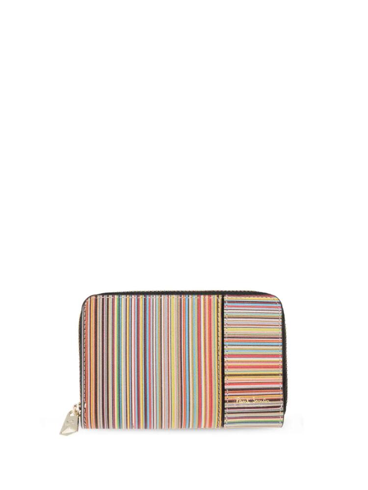 Paul Smith stripe-print wallet - Orange Cover