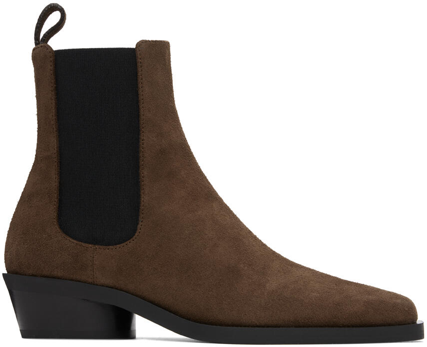 Proenza Schouler Brown Bronco Chelsea Boots Cover