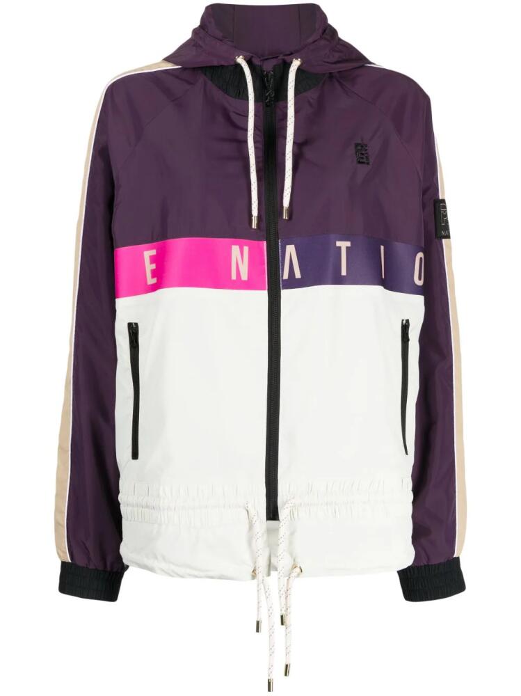 P.E Nation Man Down lightweight jacket - Purple Cover