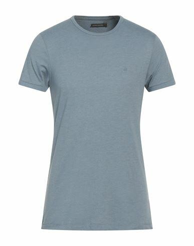 French Connection Man T-shirt Pastel blue Cotton, Polyester Cover