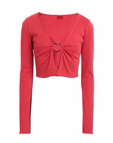 Hugo Woman Top Red Cotton, Elastane Cover