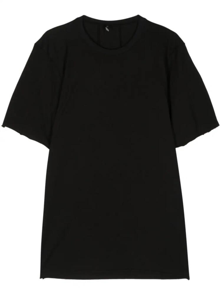 Transit round-neck cotton-blend T-shirt - Black Cover