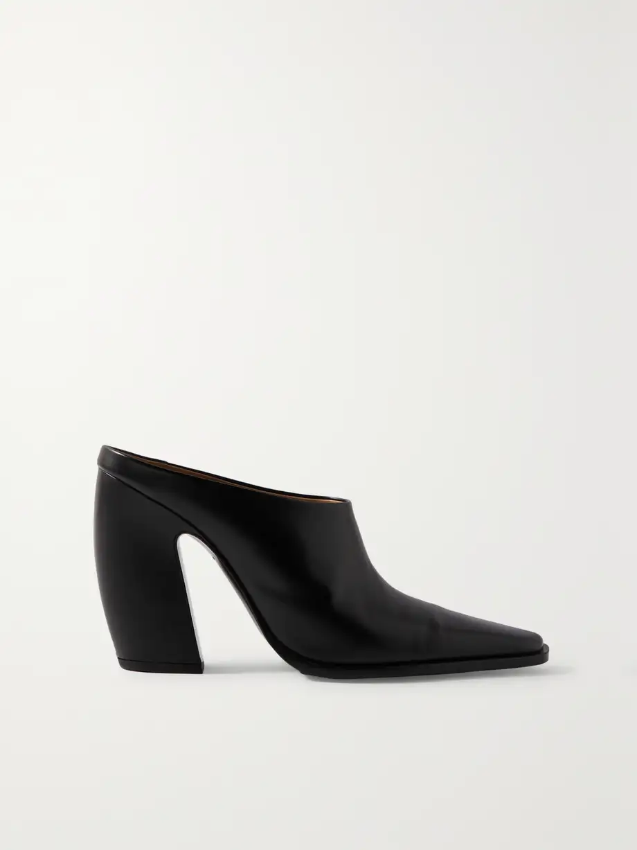 Bottega Veneta - Leather Mules - Black Cover