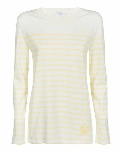 Max Mara Max Mara T-shirt Woman T-shirt Yellow Cotton Cover