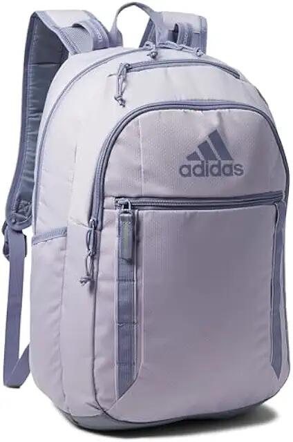 adidas Excel 7 Backpack (Silver Dawn Grey/Grey/Silver Violet Purple) Backpack Bags Cover