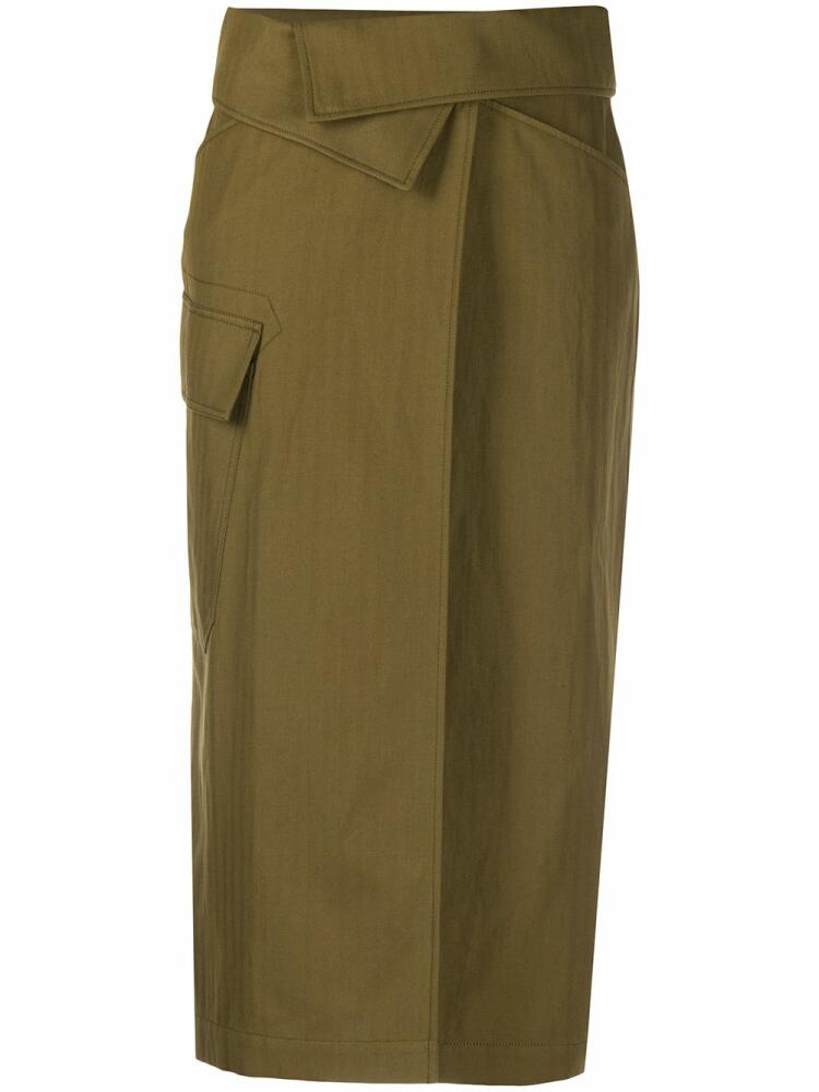 Kenzo wrap waist skirt - Green Cover