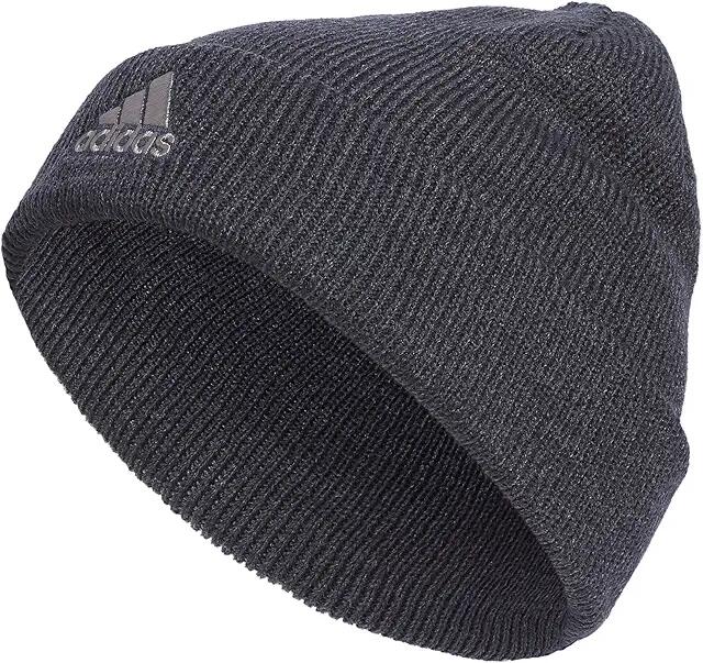 adidas Team Issue Fold Beanie (Legend Ink Blue/Grey Three) Beanies Cover