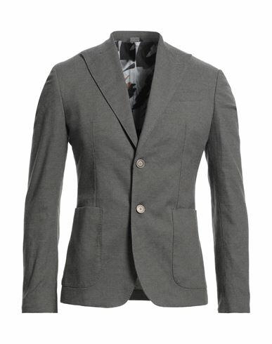 Alessandro Dell'acqua Man Blazer Brown Polyester, Cotton, Viscose, Linen, Elastane Cover