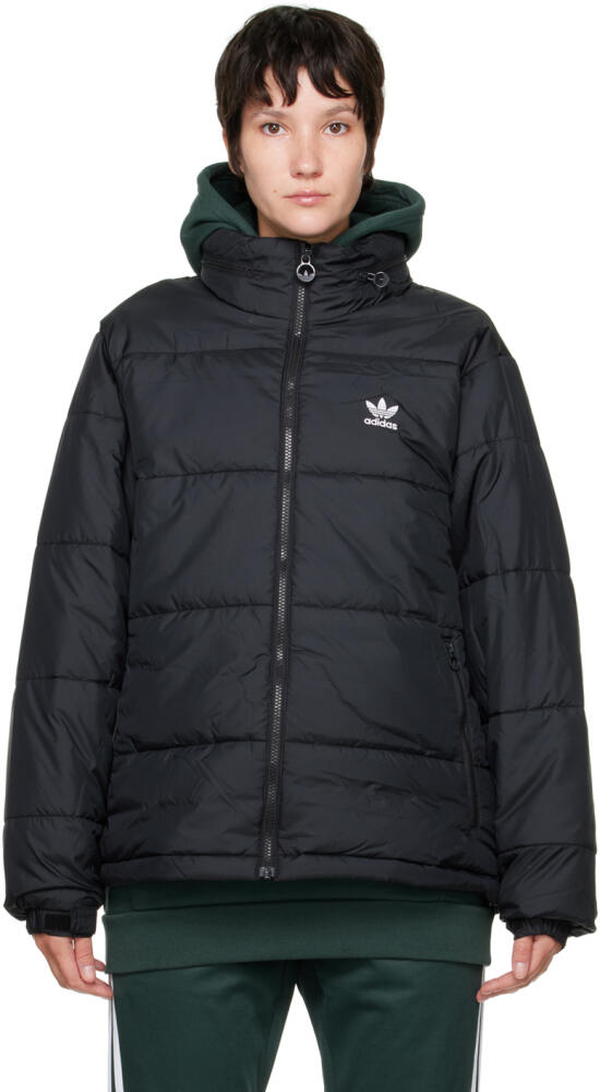 adidas Originals Black Essentials Puffer Jacket Cover