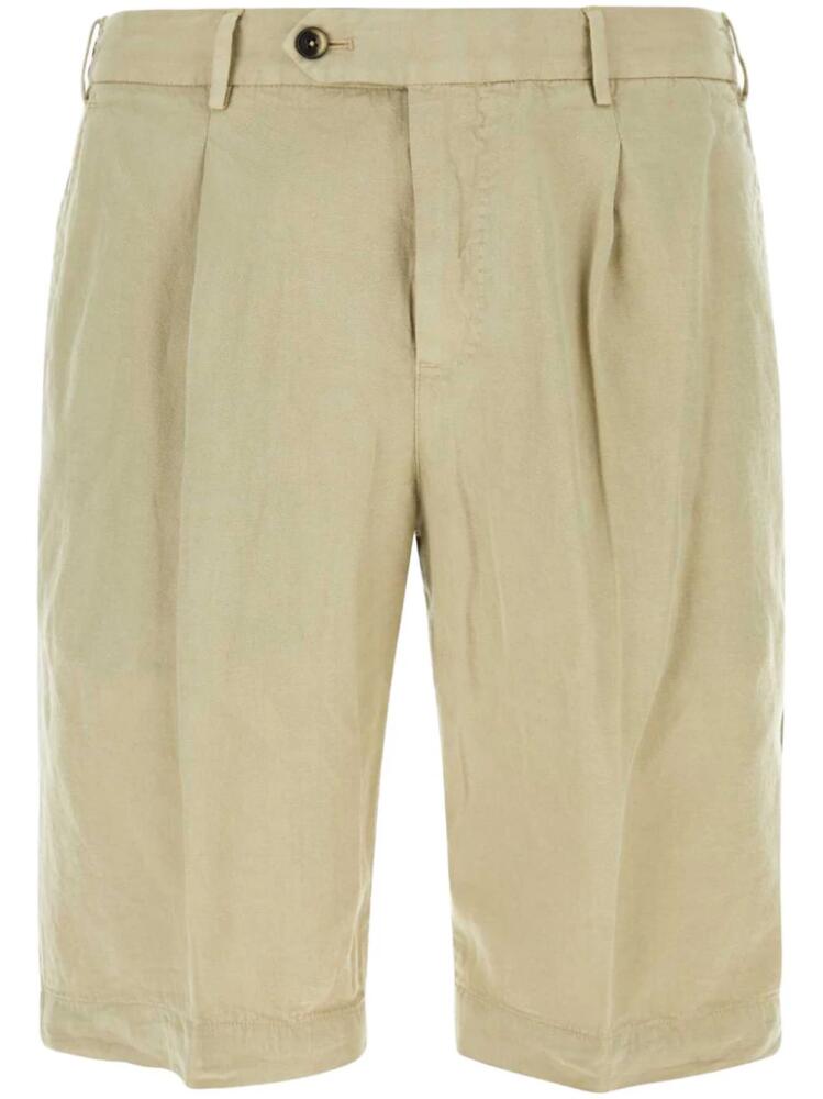 PT Torino creased bermuda shorts - Neutrals Cover