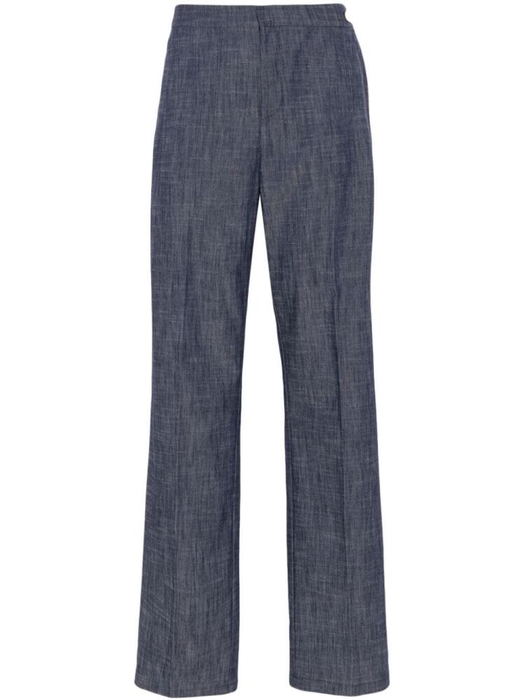 Câllas Milano Panama straight-leg trousers - Blue Cover