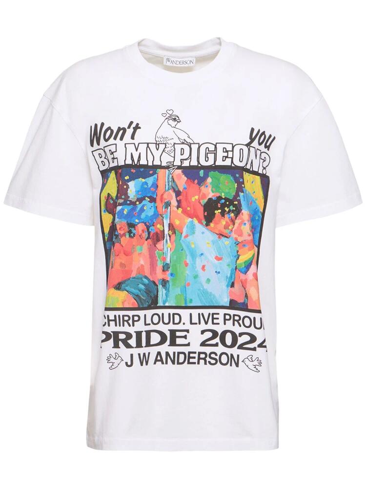 JW ANDERSON Jw Pride Printed Jersey T-shirt Cover