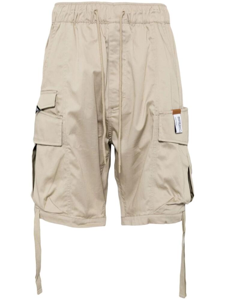 Musium Div. stretch-cotton cargo shorts - Brown Cover