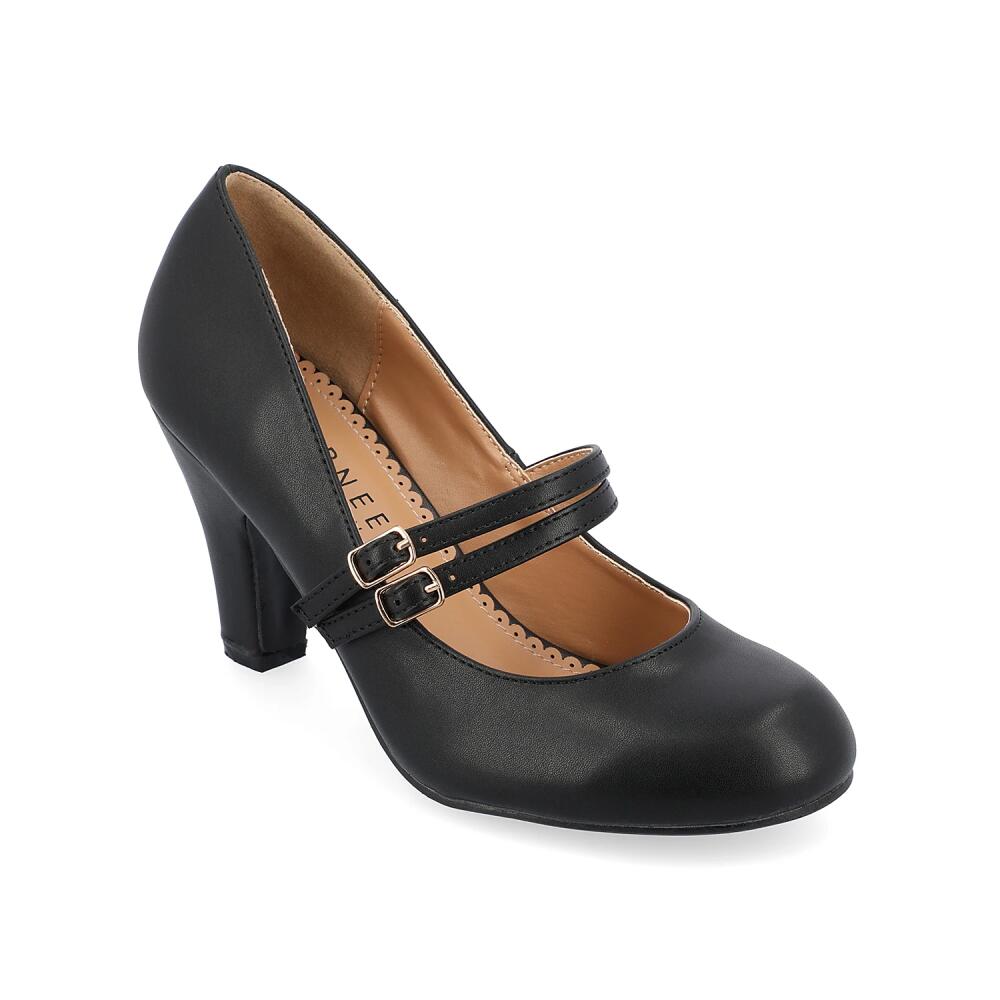 Journee Collection Windy Mary Jane Pump | Women's | Black Cover