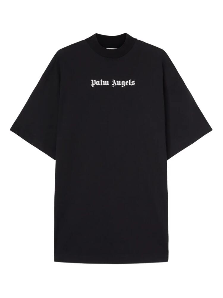 Palm Angels Classic Logo cotton dress - Black Cover