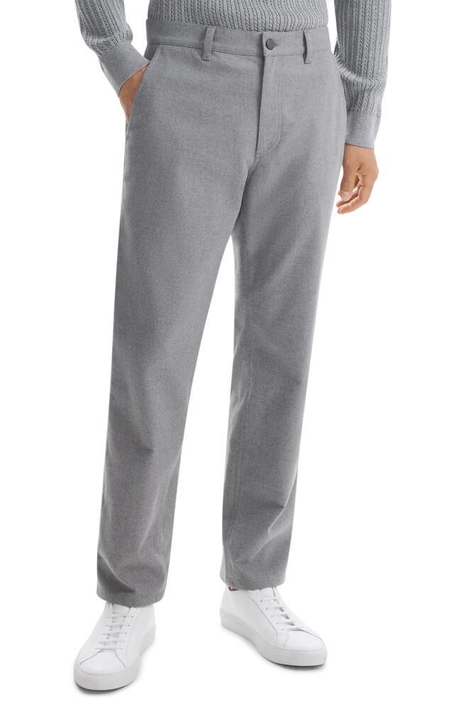 Theory Rhodes Cotton Carpenter Pants in Light Ash Melange Cover