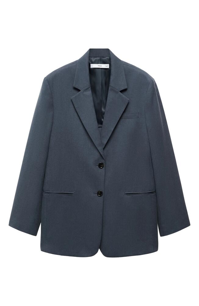 MANGO Bilbao Blazer in Petrol Blue Cover