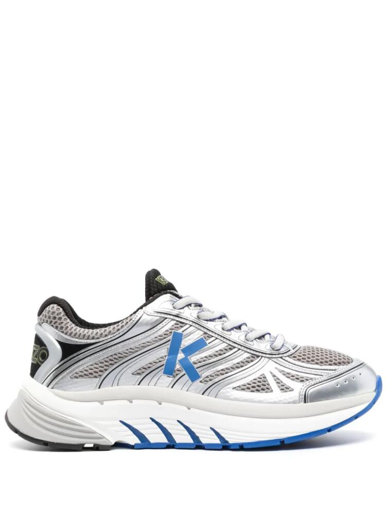 Kenzo Pace lace-up sneakers - Silver Cover