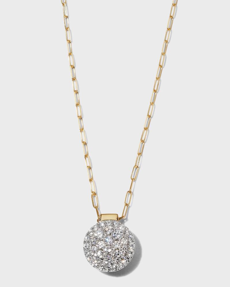 Frederic Sage Medium 2 Round Firenze II Diamond Cluster Necklace Cover