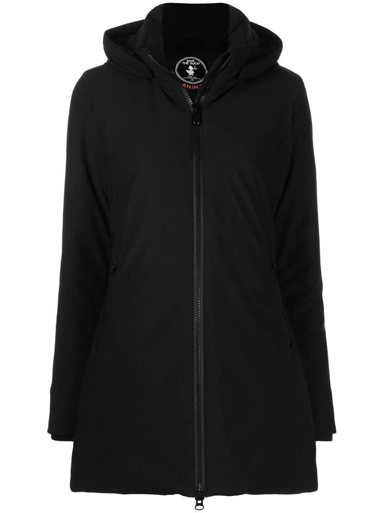 Save The Duck Lila detachable-hood coat - Black Cover