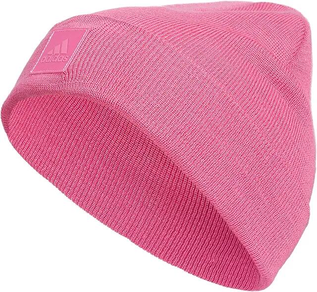 adidas 1x1 Fold Beanie (Pink Fusion) Knit Hats Cover