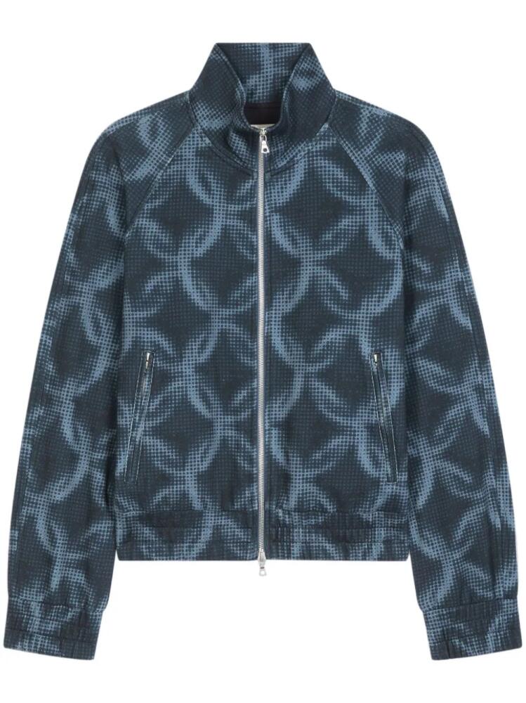 DRIES VAN NOTEN Pixel Chain jacket - Blue Cover