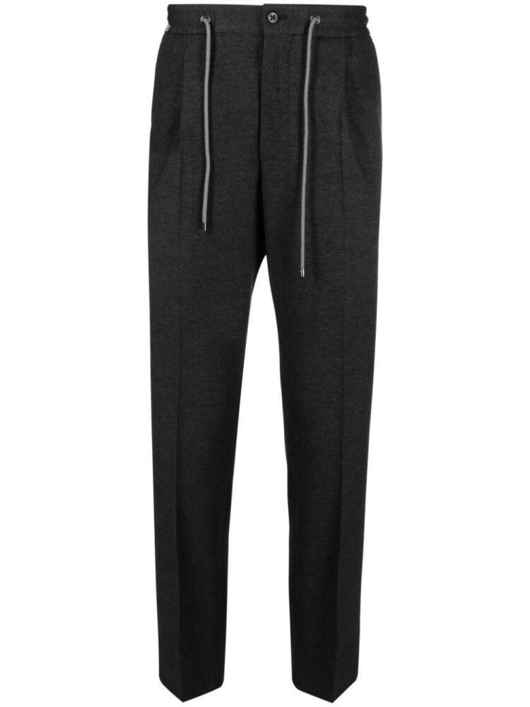 Corneliani drawstring tapered-leg trousers - Grey Cover