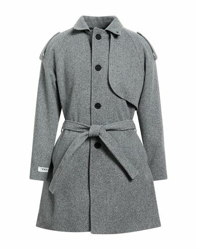 Berna Man Coat Grey Polyester Cover