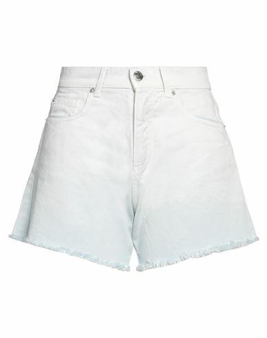 Twinset Woman Denim shorts Blue Cotton Cover