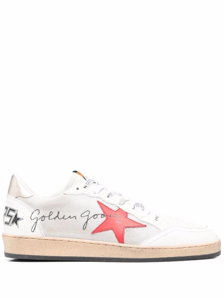 Golden Goose Ball low-top sneakers - White Cover