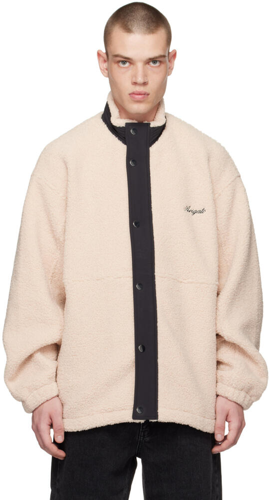 Axel Arigato Beige Nomad Pile Jacket Cover