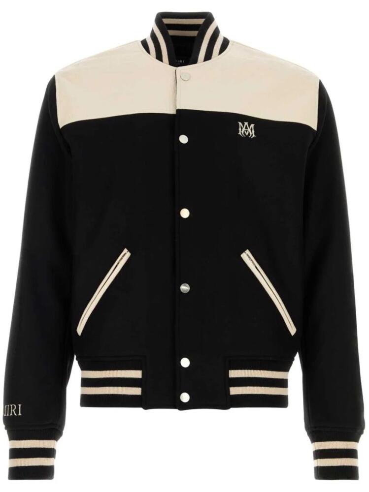 AMIRI Two-tone bomber jacket - Black Cover