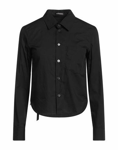 Ann Demeulemeester Woman Shirt Black Cotton Cover