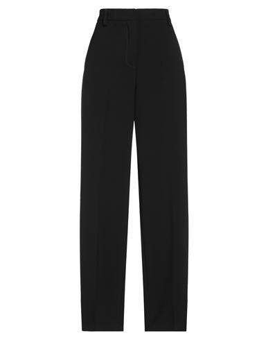 Rue Du Bac Woman Pants Black Polyester, Elastane Cover