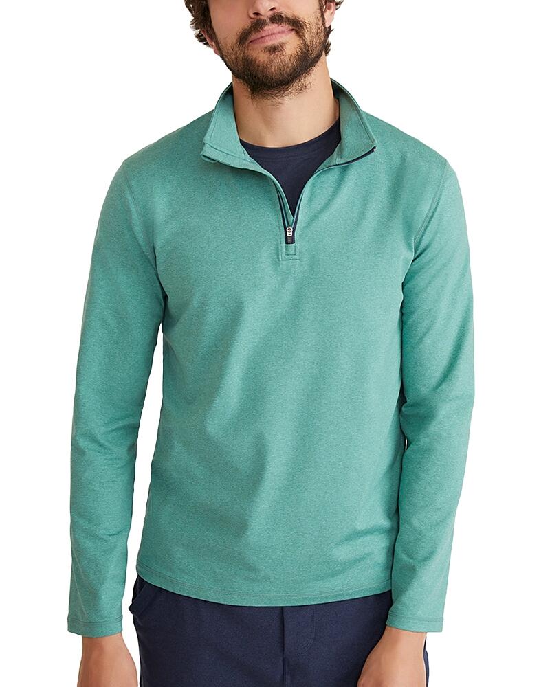 Marine Layer Sport Quarter Zip Shirt Cover