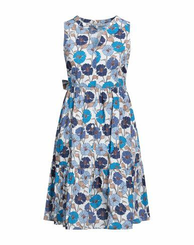 Camicettasnob Woman Midi dress Azure Cotton Cover