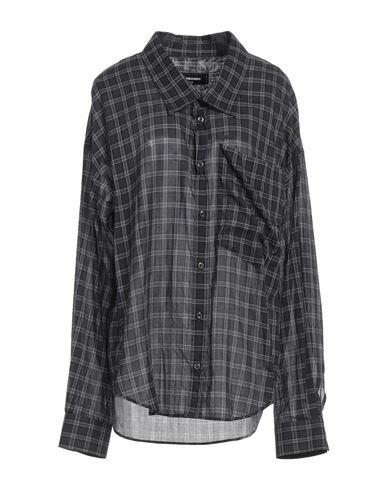 Dsquared2 Woman Shirt Black Cotton Cover