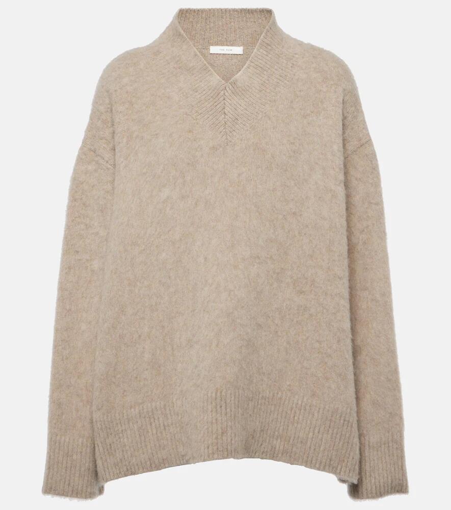 The Row Fayette oversized cashmere sweater Cover