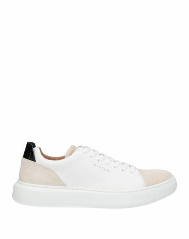 Buscemi Man Sneakers White Calfskin Cover