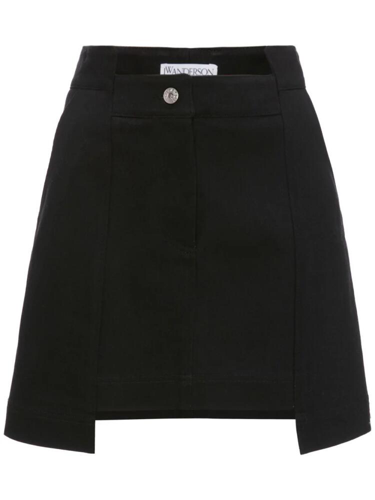 JW Anderson short panelled skirt - Black Cover