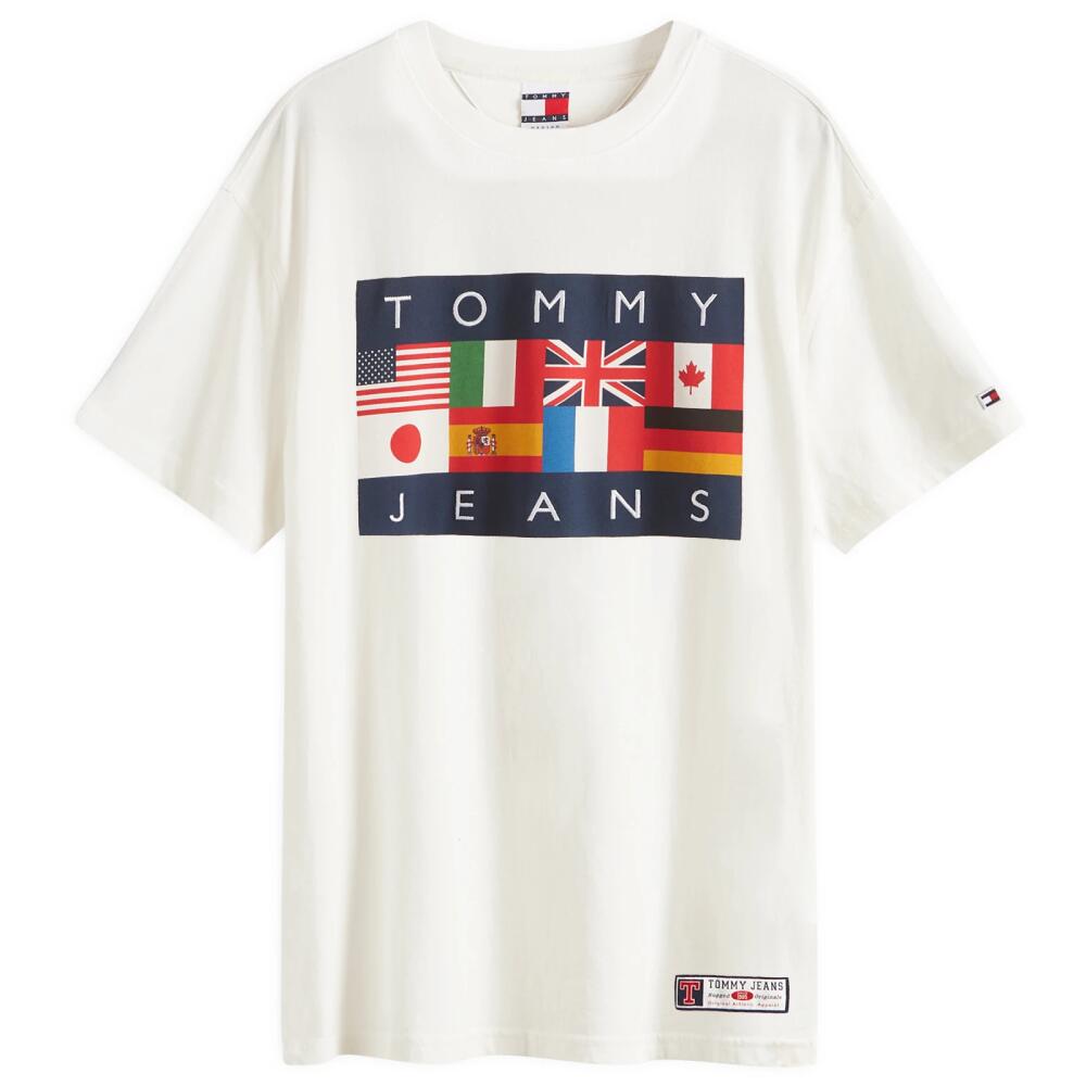 Tommy Jeans Men's Archive Games T-Shirt in Ancient White Cover