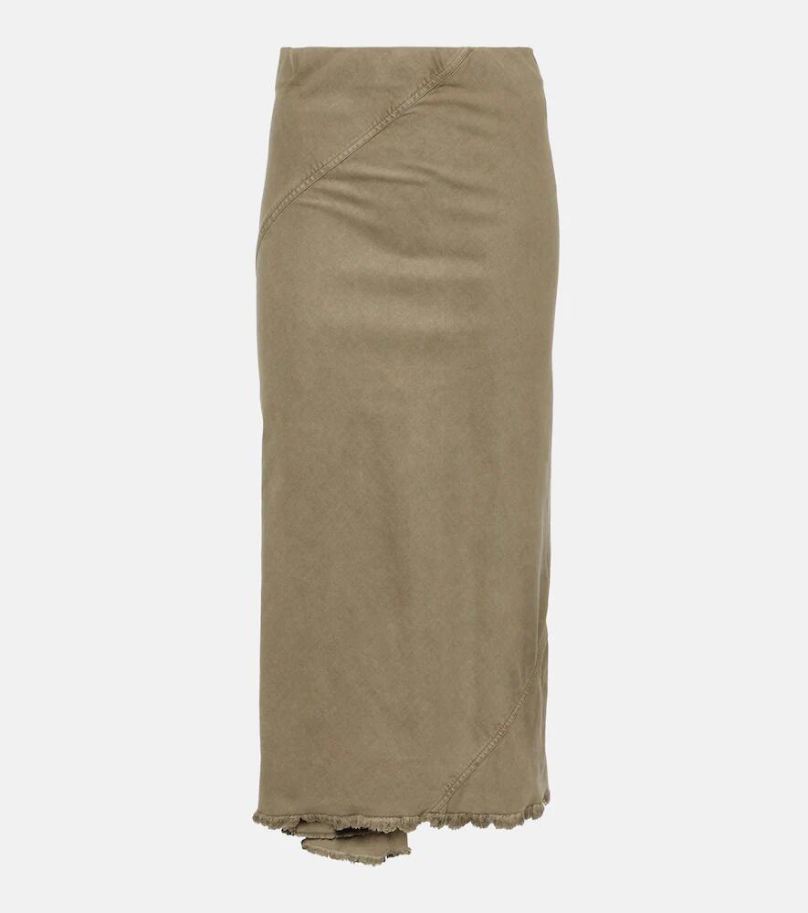 Rick Owens Denim midi skirt Cover